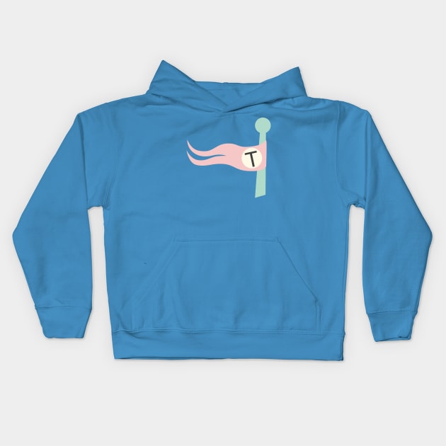 Tenenbaum Flag Kids Hoodie by sadsquatch